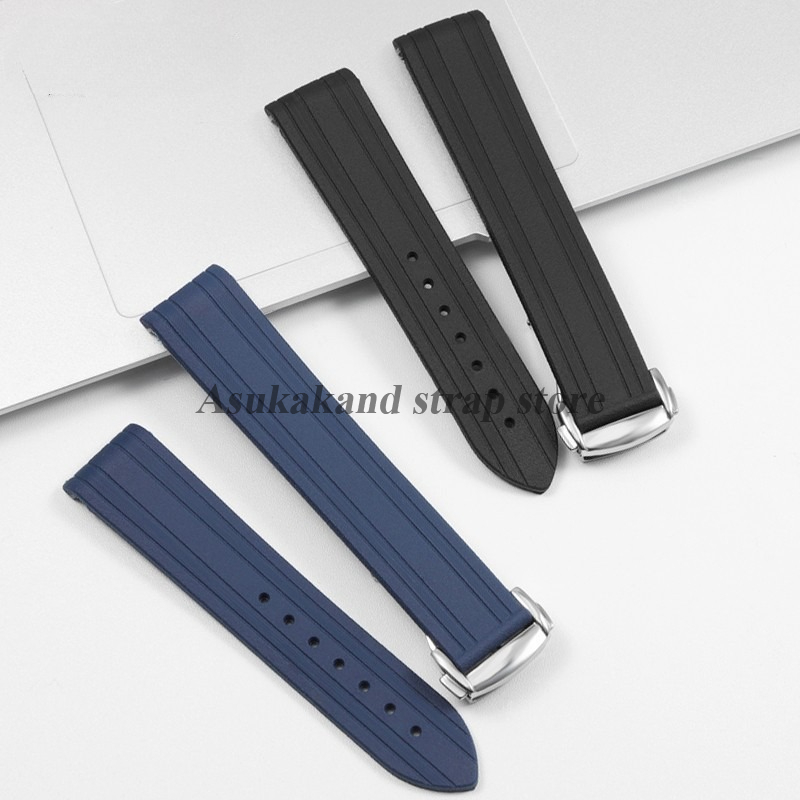 Curved End Rubber Silicone Wat - Omega Watch Seamaster 评论和价格