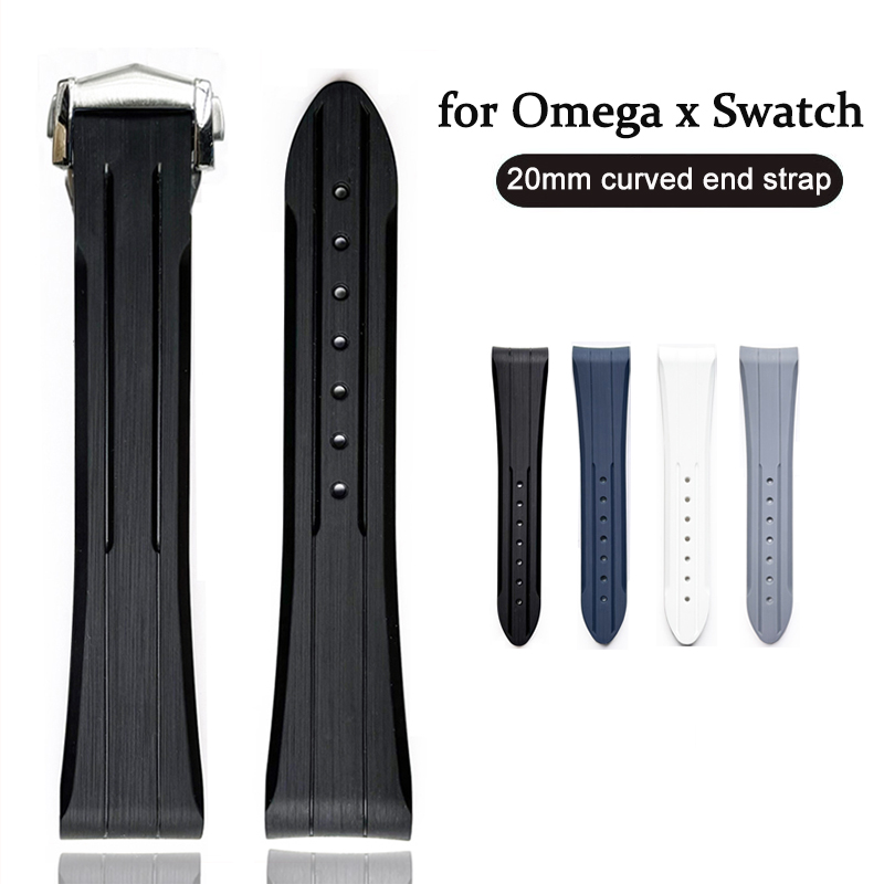 20mm Rubber Strap for Omega X  - Omega Watch Seamaster 评论和价格