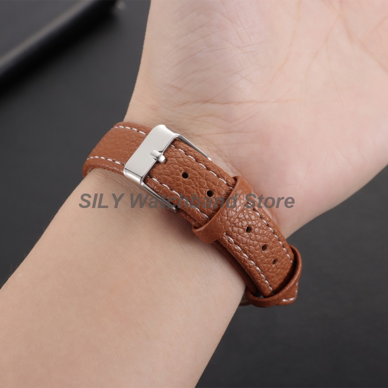 10mm 12mm 14mm 16mm Ultra-thin - Suede Strap Watch 评论和价格