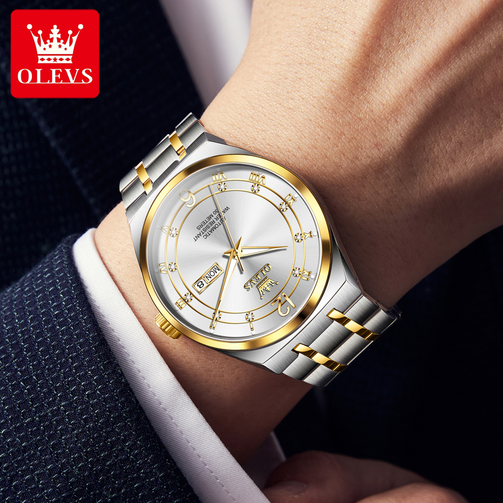 OLEVS Watch Mens Watch Mechani - Rolex Watch Datejust 评论和价格