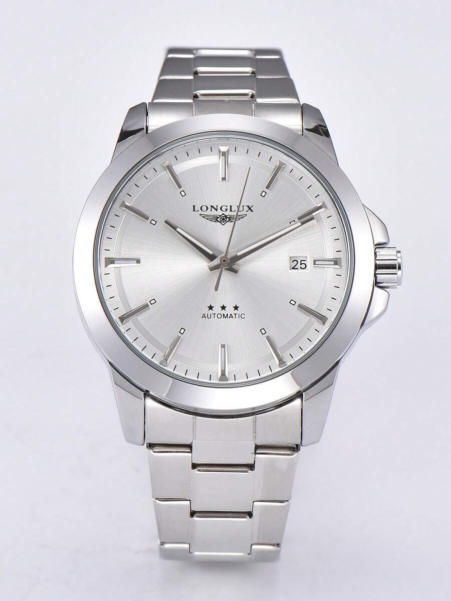 LONGLUX 1pc Men's Automatic Me - Butterfly Clasp Deployant 评论和价格
