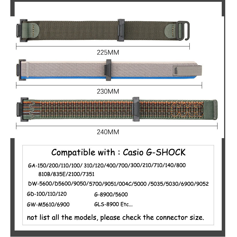 16mm Watchband For Casio G-SHO - Casio Watch G-Shock Ga-2100 评论和价格
