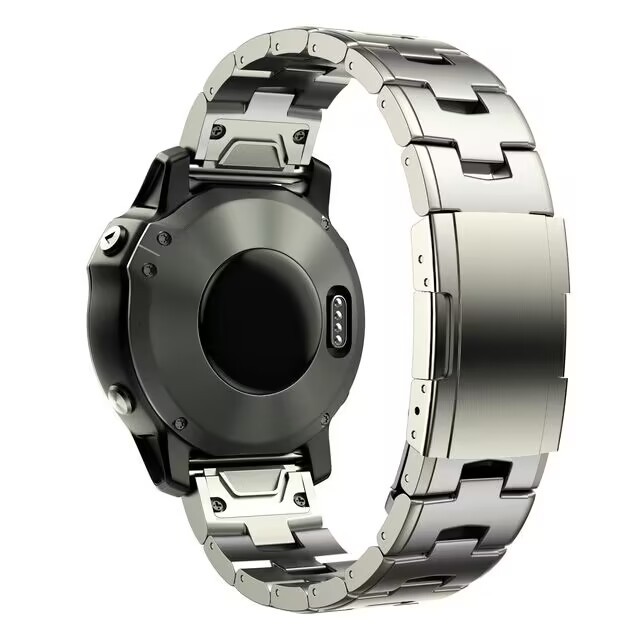 For Garmin Watch Fenix Series  - Leather Strap Quick Release 评论和价格