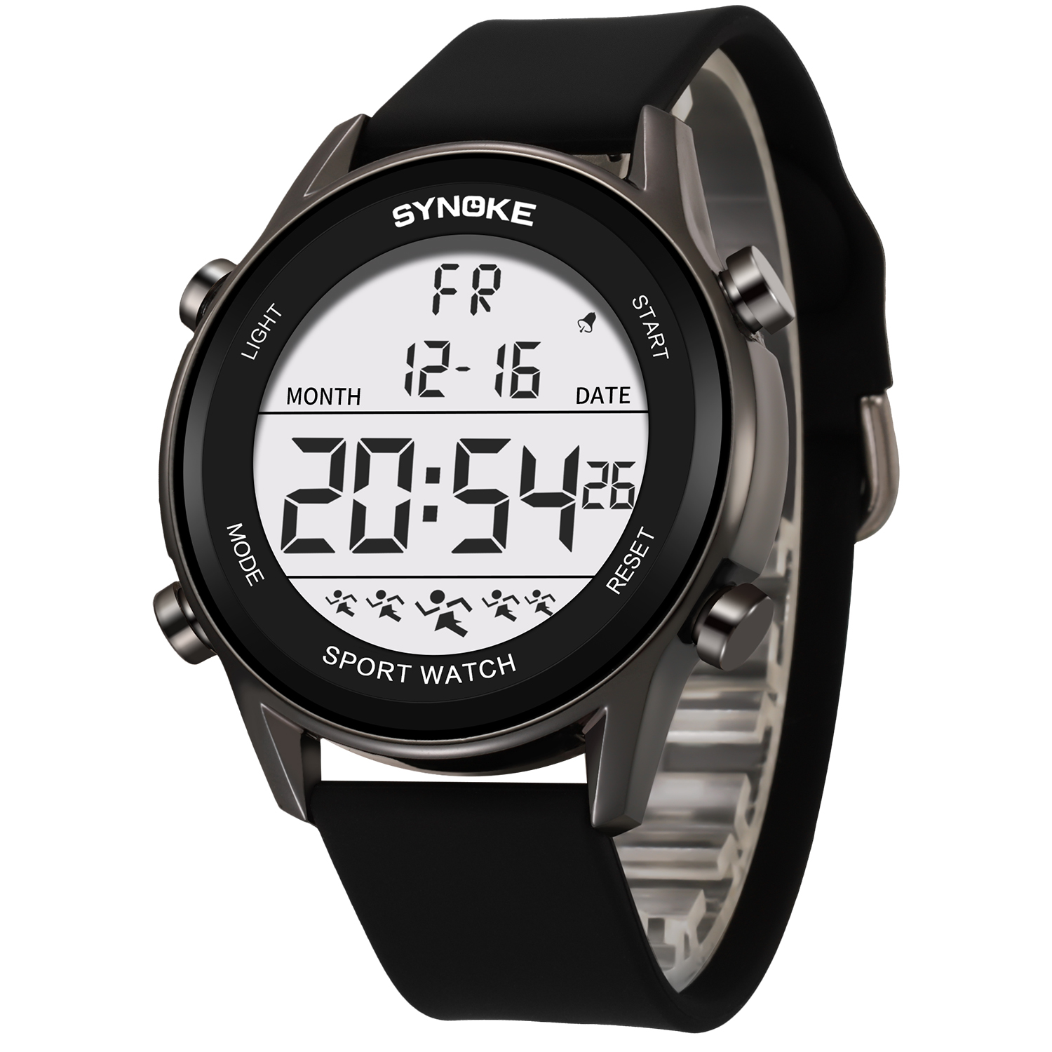 Digital Watches For Men Waterp - Rubber Strap Diver 评论和价格