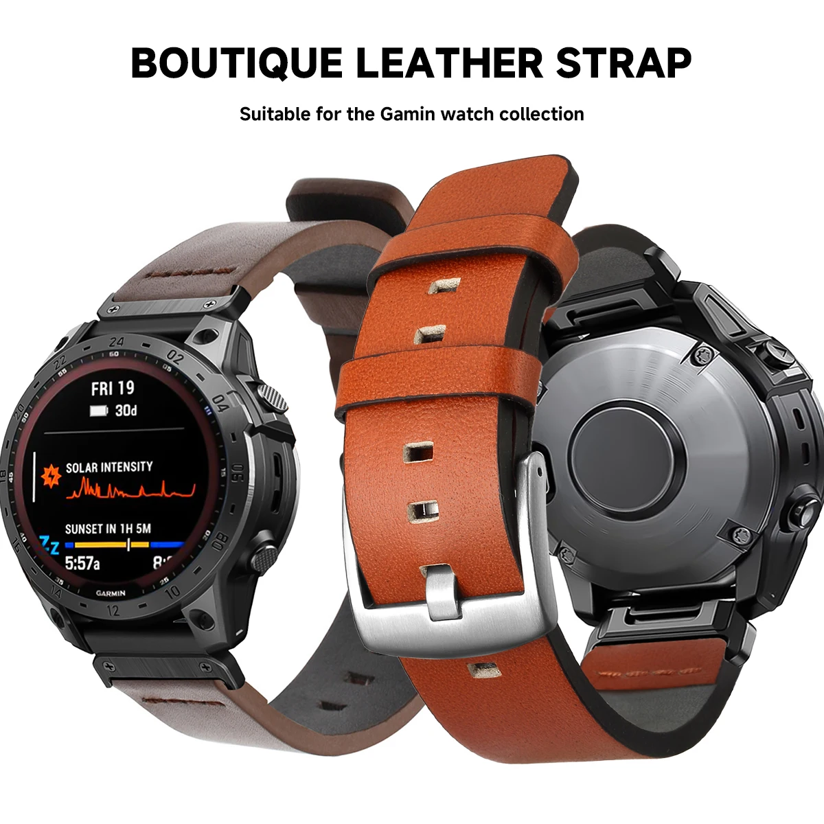 26mm 22mm Quick Fit Strap For  - Leather Strap Quick Release 评论和价格