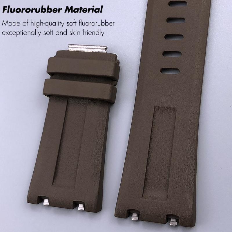 28mmX24mm High Quality FKM Flu - Audemars Piguet Watch Royal Oak 评论和价格